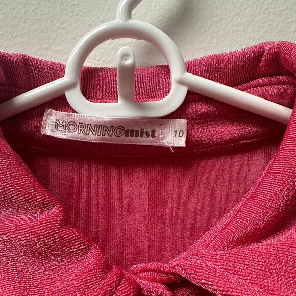 Morning Mist Sparkly Pink Long Sleeve Top - Picture 2 of 3